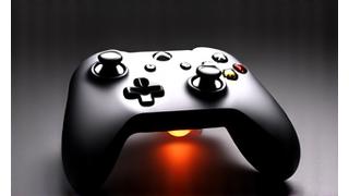 Xbox konsol denetleyicisi, minimalist arka plan.
