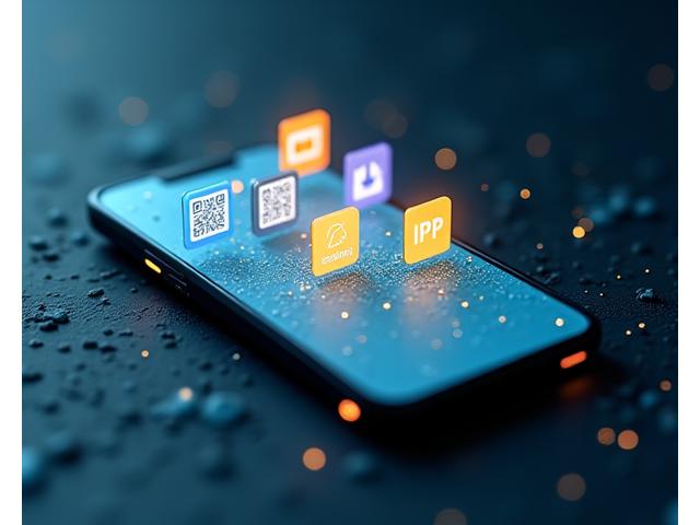Farklı ödeme yöntemleri simgelerinin olduğu mobil ödeme arayüzü.